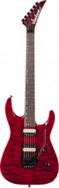 JACKSON PRO SERIES DINKY DK2Q TRANSPARENT RED